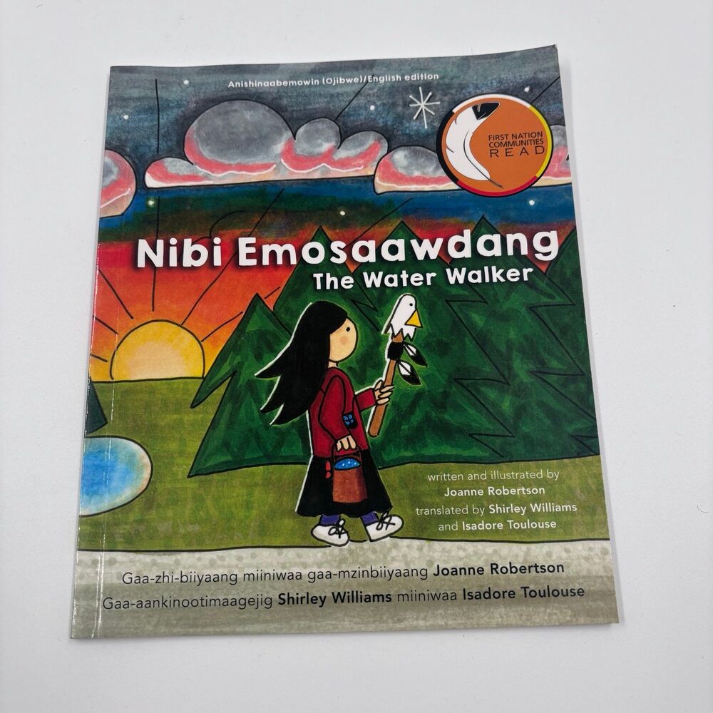 Nibi Emosaawdang The Water Walker Dual Language Ojibwe Children Book